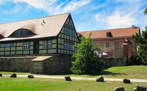 Fachwerkhaus in der Burganlage Storkow, Foto: M. Klotz