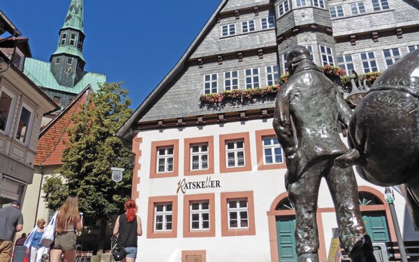 Altes Rathaus, Eseltreiber, Foto: Stadt Osterode am Harz