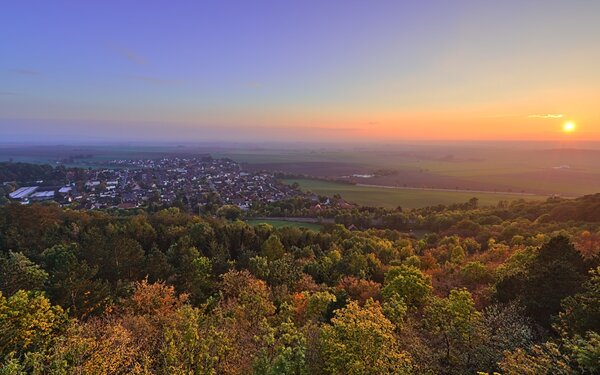 Ausblick - Bismarckturm Wittmar, Foto: Anna Meurer