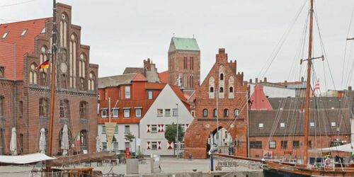 Hafen und Wassertor Wismar, Foto: TMV, Danny Gohlke