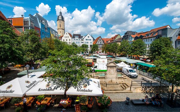 Jenaer Markt, Foto: JenaKultur, Christian Haecker