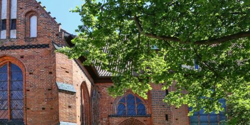 Eingang Heiligen-Geist-Kirche, Foto: TMV, Danny Gohlke