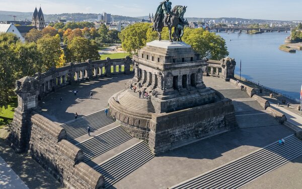 Deutsches Eck in Koblenz, Foto: Andreas Pacek, fototour-deutschland.de, Romantischer Rhein Tourismus GmbH