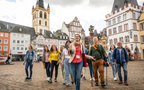 Stadtführung, Hauptmarkt , Foto: Trier Tourismus und Marketing GmbH, Dominik Ketz