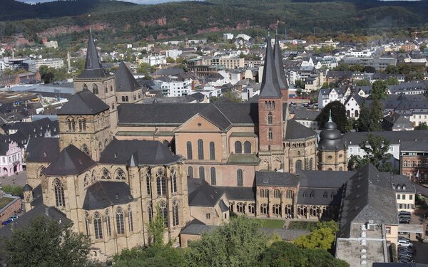 Liebfrauenkirche und Dom St.Peter, Vogelperspektive, Foto: Trier Tourismus und Marketing