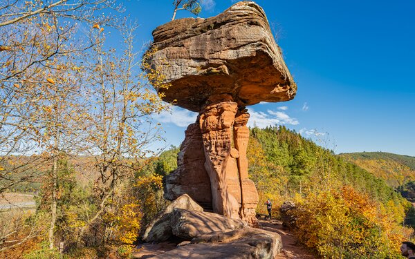 Teufelstisch in Hinterweidenthal, Foto: Heimatlichter GmbH, Pfalz Touristik, CC-BY