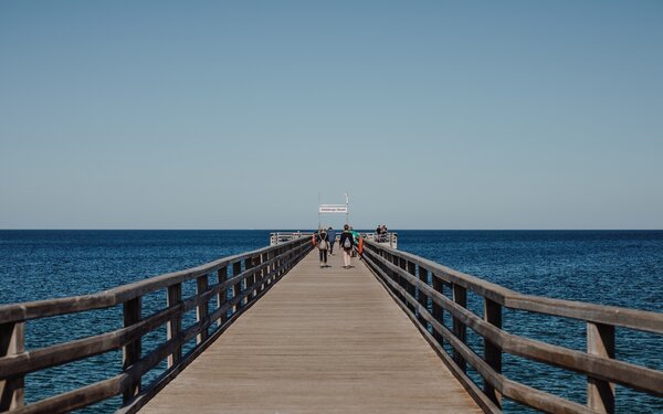 Seebrücke Schönberger Strand, Foto: Förde Fräulein