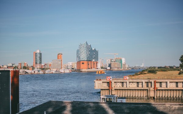 Aussicht auf Elphi von Steinwerder, Foto: Förde Fräulein