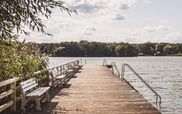 Brücke, Badestelle Bordesholmer See, Foto: Förde Fräulein