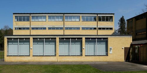 UNESCO-Welterbe Bauhaus in Bernau, Foto: Jean Molitor, Lizenz: BeSt Bernauer Stadtmarketing GmbH