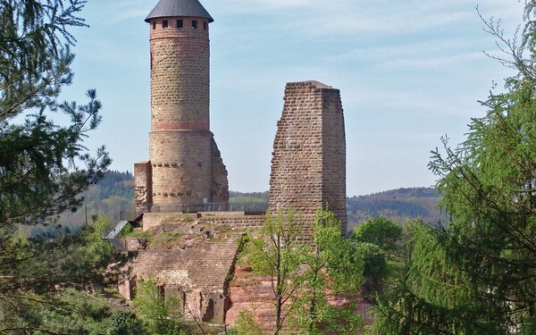 Burgruine Kirkel, Foto: Wolfgang Henn, Saarpfalz-Touristik, CC BY-SA