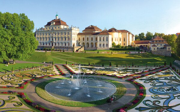 Blühendes Barock Ludwigsburg, Nordseite Residenzschloss, Foto: Tourismus & Events Ludwigsburg, Achim Mende