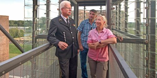 Biotürme Lauchhammer - Führung Aussichtskanzel, Foto: Nada Quenzel, Lizenz: Tourismusverband Lausitzer Seenland e.V.