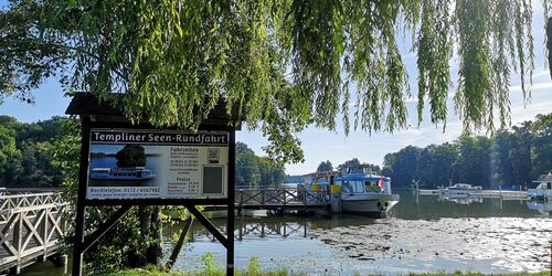 Anleger Fahrgastschiff Templin 5 Seen, Foto: Merith Sommer, Lizenz: tmu GmbH