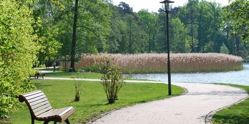 Kurpark Bad Saarow, Foto: Daniela Morgenstern, Lizenz: Tourismusverein Scharmützelsee