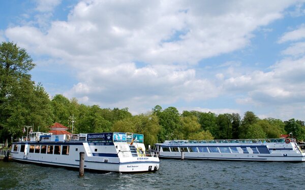 Schifffahrt auf dem Scharmützelsee, Hafen Bad Saarow, Foto: Danny Morgenstern, Lizenz: Tourismusverein Scharmützelsee