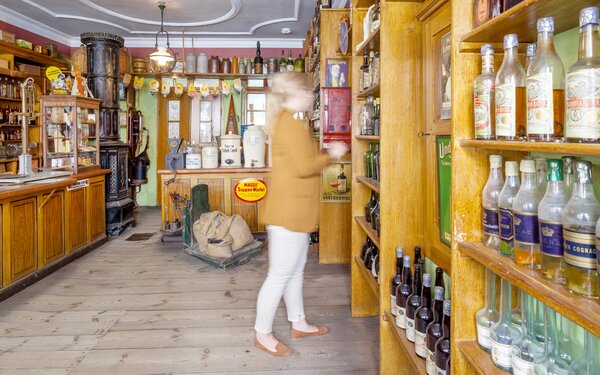 Original ausgestatteter Kolonialwarenladen der Gründerzeit, Foto: LKEE/Andreas Franke, Lizenz: LKEE/Andreas Franke