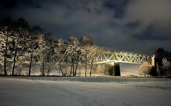 Fischbauchbrücke, Foto: S. Clemens