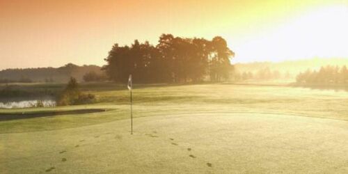 Sonnenaufgang am Golfplatz, Foto: GolfResort Semlin am See