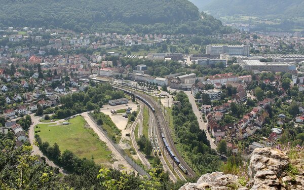 Blick vom Bismarckfelsen, Foto: Ödenstein, CC BY-SA 4.0, https://commons.wikimedia.org