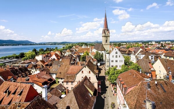 Blick auf Altstadt Muenster und See, Foto: TSR GmbH, Achim Mende