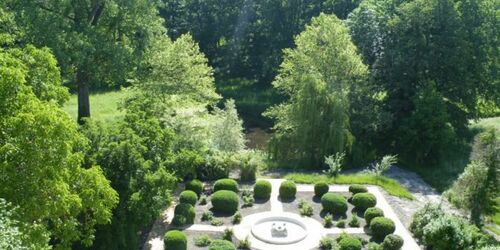 Blick in den Parterregarten im Burgpark Lenzen, Foto: Ralf Häfke, Lizenz: Tourismusverband Prignitz e.V.