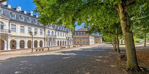 Staatspark Wilhelmsbad, Foto: David Vasicek, Lizenz: Destination#visitFrankfurtRheinMain