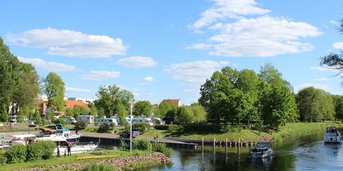 Servicehafen des Schlosshafens Oranienburg an der Havel, Foto: Tourismus und Kultur Oranienburg gGmbH, Lizenz: Tourismus und Kultur Oranienburg gGmbH