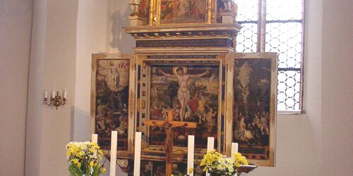 Innenansicht Altar, Foto: Johanneskirche