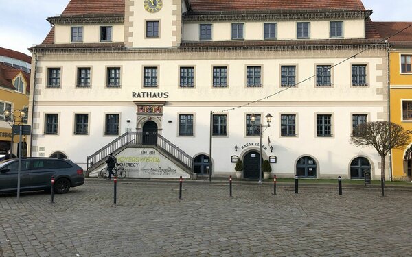 Altes Rathaus Hoyerswerda Altstadt, Foto: Gregor Kockert, Lizenz: Tourismusverband Lausitzer Seenland e.V.