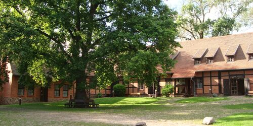 Innenhof der Burg Beeskow, Foto: Burg Beeskow