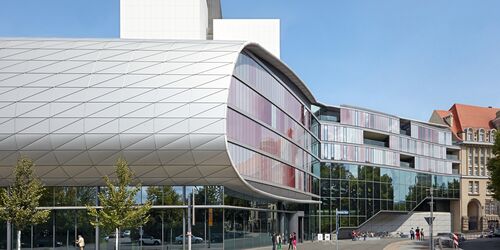 Deutsche Nationalbibliothek, Foto: PUNCTUM / Alexander Schmidt