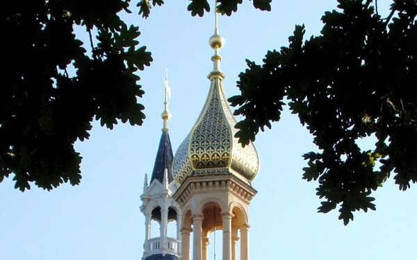 Schwerin Schloss Kirchturm Tourismusverband Mecklenburg-Schwerin