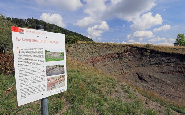 Geotop Mergelgrube Bellershausen, Foto: Florian Weindl