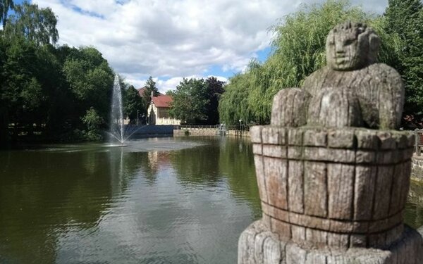 Waschzuber am Mühlenteich, Foto: Jana Koch