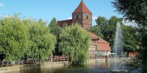 Mühlenteich mit Stadtmühle, Foto: Jana Koch