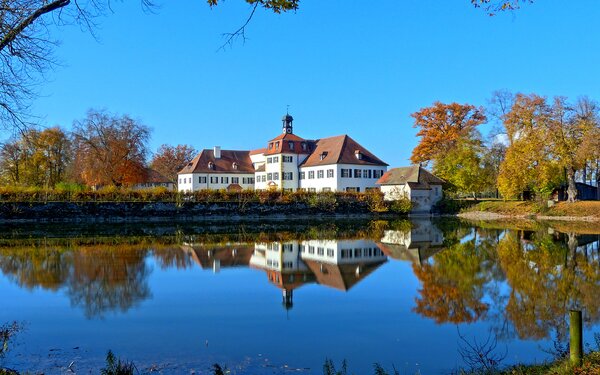 Weißes Schloss in Triesdorf, Foto: TV Fränkisches Seenland