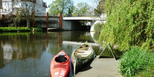 Königsboot - Kanu-Vermietung  in Königs Wusterhausen, Foto: Petra Förster, Lizenz: Tourismusverband Dahme-Seenland e.V.