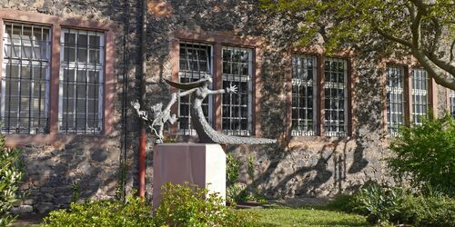 Statue vom Märchenpfad „König Drosselbart“, Foto: Spessart Tourismus und Marketing GmbH