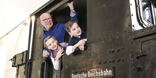 Führerstand, Foto: Verkehrsmuseum Dresden/Jan Gutzeit