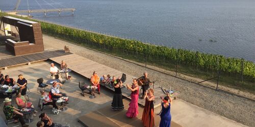 Flamenco & Wein auf den IBA-Terrassen, Foto: Cornelia Wobar, Lizenz: Cornelia Wobar