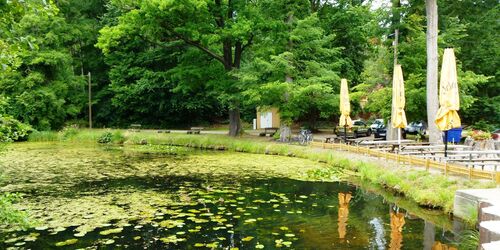 Garten am Wirtshaus Zur Mittelmühle, Foto: Juliane Frank, Lizenz: Tourismusverband Dahme-Seenland e.V.