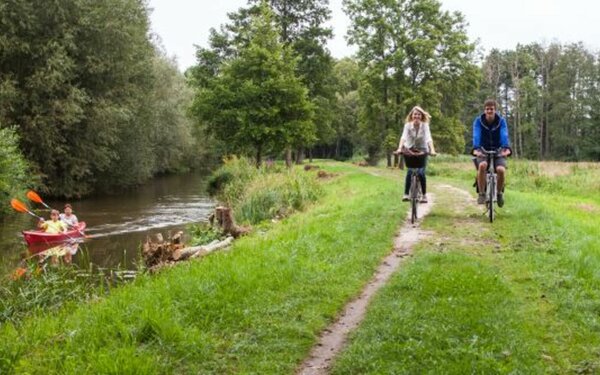 Radfahrer auf der Heuschobertour, Foto: Peter Becker