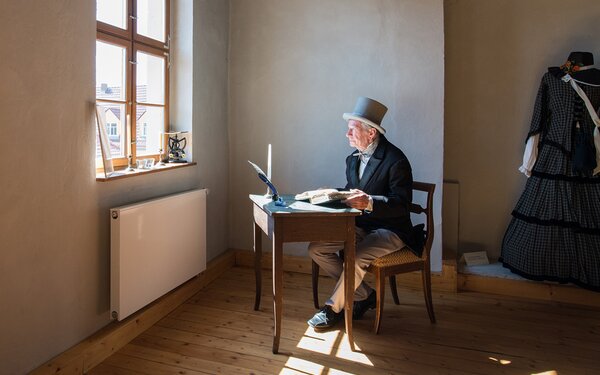 In der Karl-Preußker-Bücherei  Ingo Severin