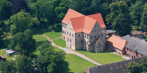 Luftaufnahme Schloss Ludwigsburg Andreas Günther und Förderverein Schloss- und Gutshofanlage Ludwigsburg e.V.