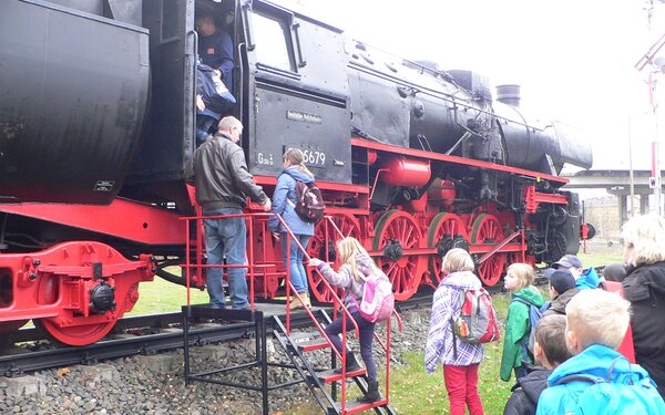 Lokbesichtigung  Eisenbahnmuseum Falkenberg