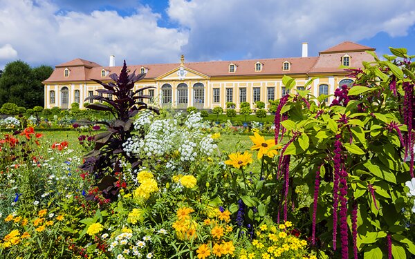 Obere Orangerie im Schlossgarten Großsedlitz, Foto: Sylvio Dittrich, Lizenz: Schlösserland Sachsen