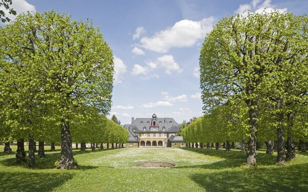 Fernsicht auf die Villa Bergfried, Foto: Michael Miltzow