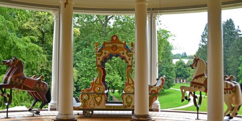 Historisches Karussell Wilhelmsbad, Foto: Stefan Bahn