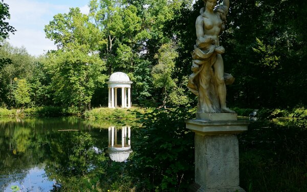 Dianatempel und Flora, Foto: Auwaldstation Leipzig, Lizenz: -